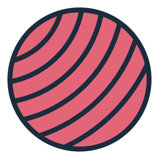 Мяч для фитнеса Generic color lineal-color иконка