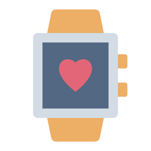 Smartwatch Generic color fill icon