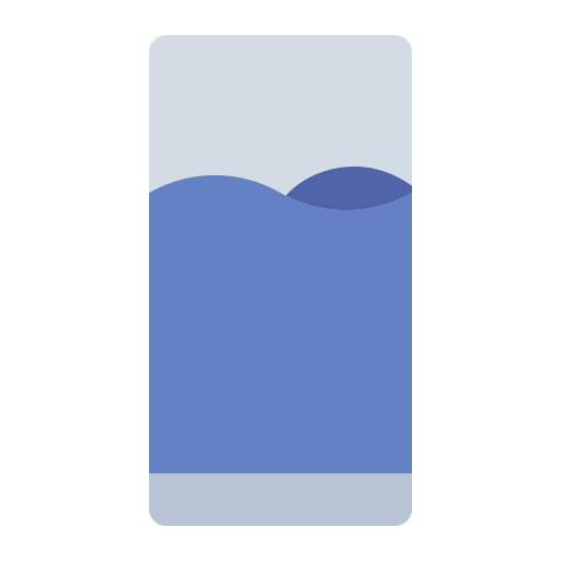 コップ1杯の水 Generic color fill icon