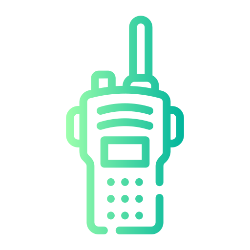walkie-talkie Generic gradient outline icon