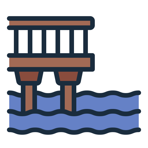 seebrücke Generic color lineal-color icon