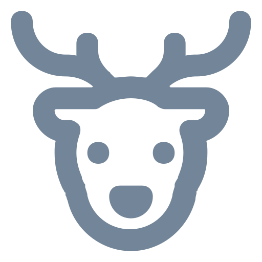 鹿 Generic outline icon