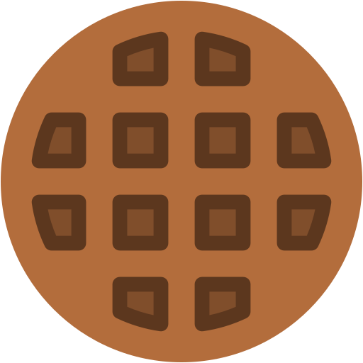 Waffle Generic color fill icon