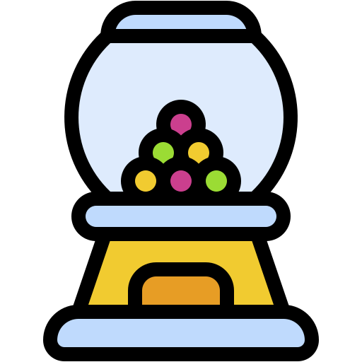 gummiballmaschine Generic color lineal-color icon