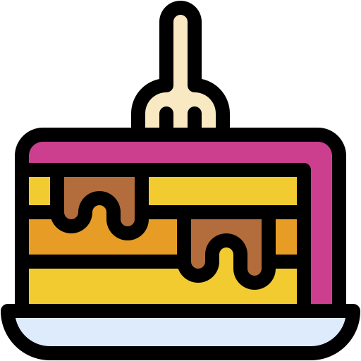 pezzo di torta Generic color lineal-color icona