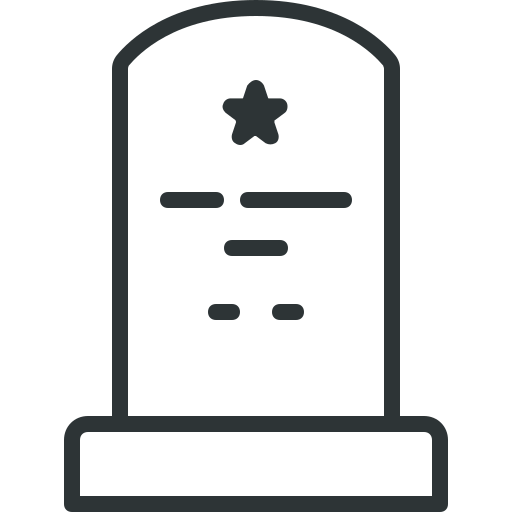 墓 Generic outline icon