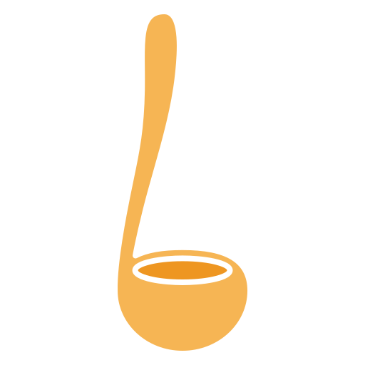 Ladle Generic color fill icon