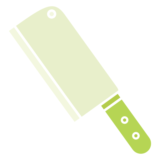 Butcher knife Generic color fill icon