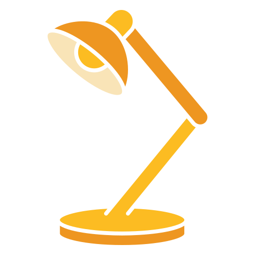 lampka biurkowa Generic color fill ikona