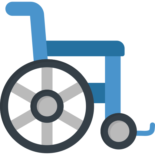 Wheelchair Generic color fill icon
