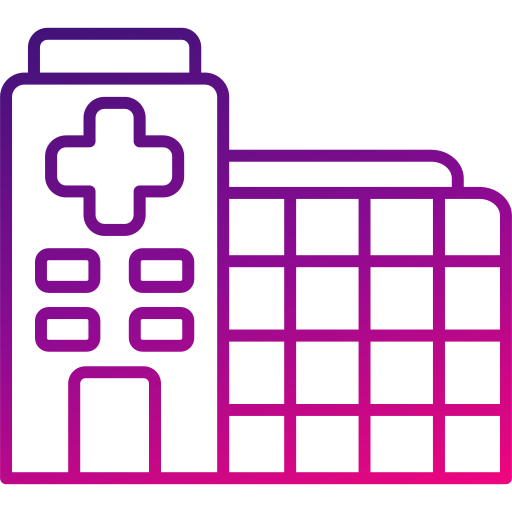 Health clinic Generic gradient outline icon