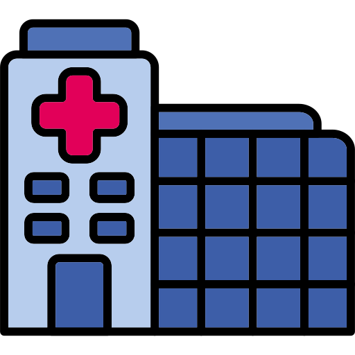 klinika zdrowia Generic color lineal-color ikona