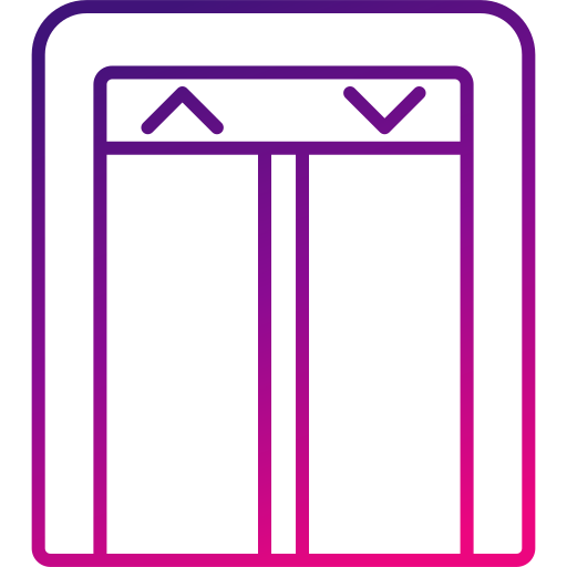 ascensor Generic gradient outline icono