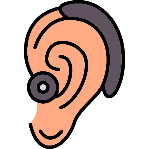 補聴器 Generic color lineal-color icon
