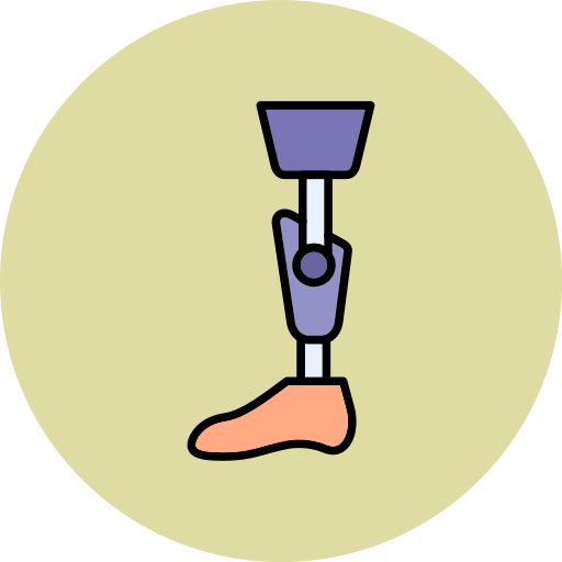Prosthetic Generic color lineal-color icon