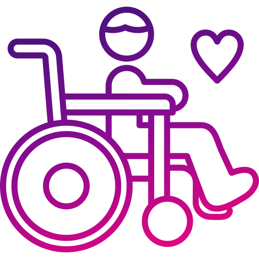Disabled person Generic gradient outline icon