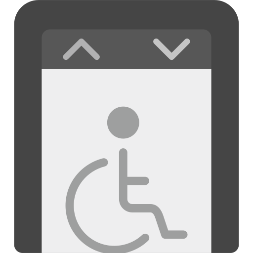 Знак инвалида Generic color fill иконка