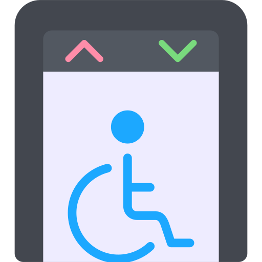장애인 표시 Generic color fill icon