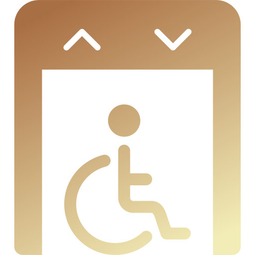 niepełnosprawny znak Generic gradient fill ikona