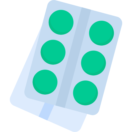 tabletki Generic color fill ikona