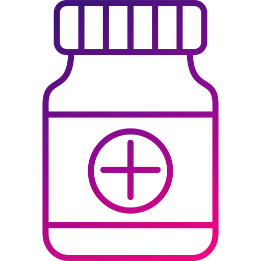 frasco de medicina Generic gradient outline icono