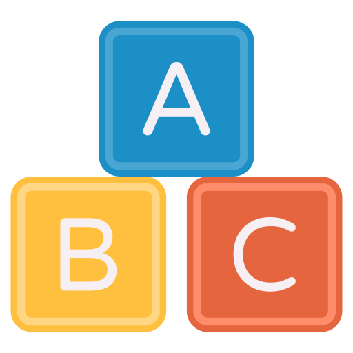 alphabet Generic color fill Icône