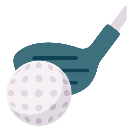 jogo de golfe Generic color fill Ícone