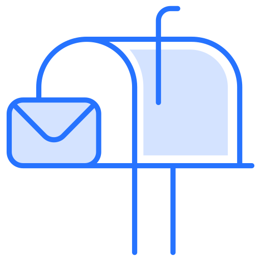 skrzynka pocztowa Generic color lineal-color ikona