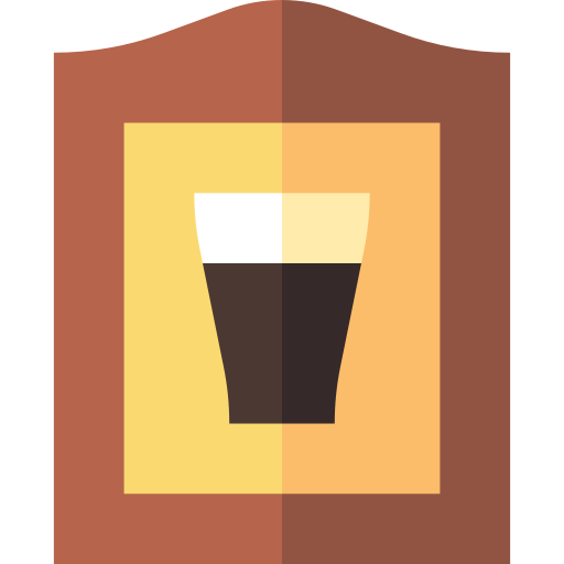 pub Basic Straight Flat ikona