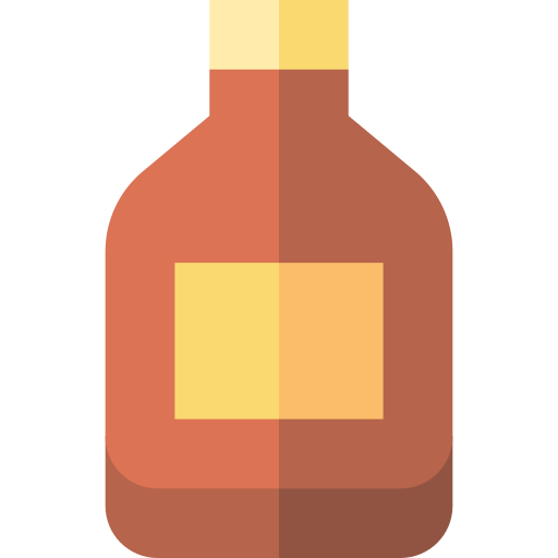 Stubby bottle Basic Straight Flat icon