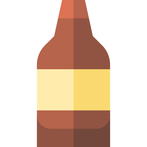 Euro bottle Basic Straight Flat icon