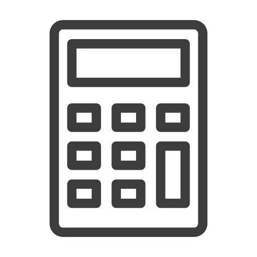 calculadora Generic outline Ícone