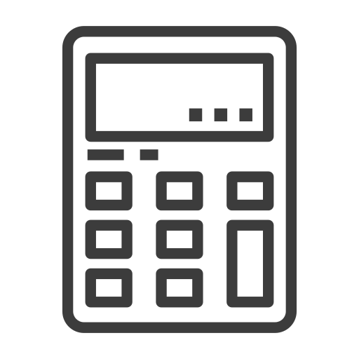 calculadora Generic outline icono