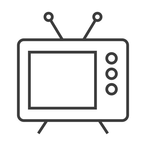テレビ Generic outline icon