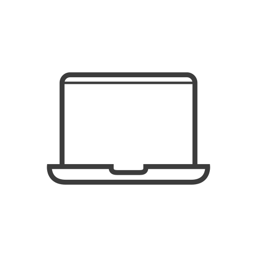 computer portatile Generic outline icona