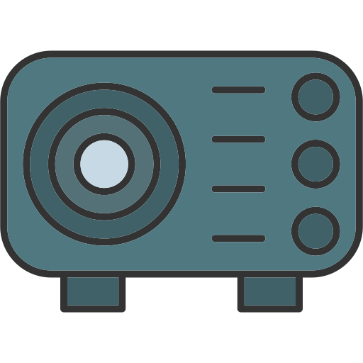 proiettore Generic color lineal-color icona