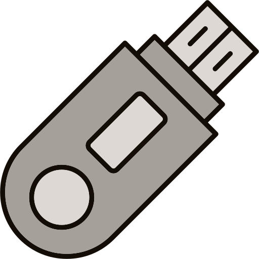Flash disk Generic color lineal-color icon