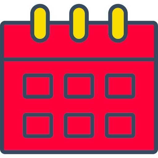 kalender Generic color lineal-color icon