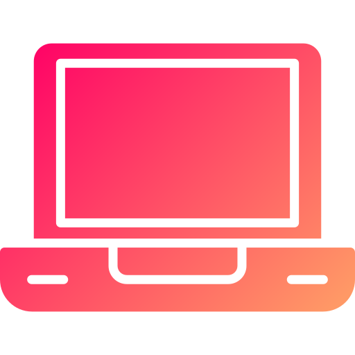 computadora portátil Generic gradient fill icono