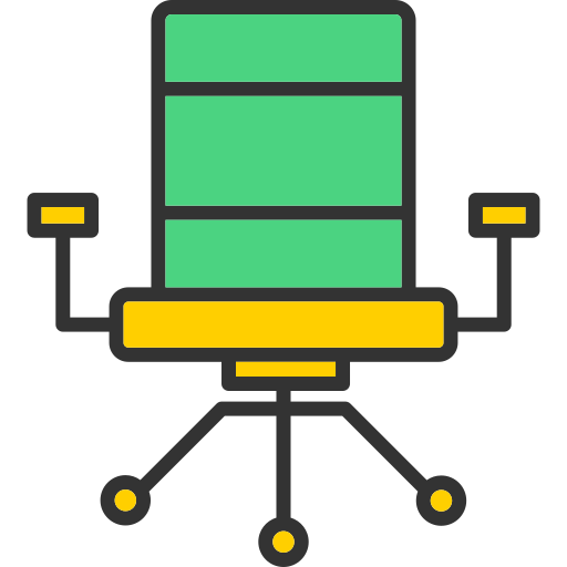 krzesło biurowe Generic color lineal-color ikona