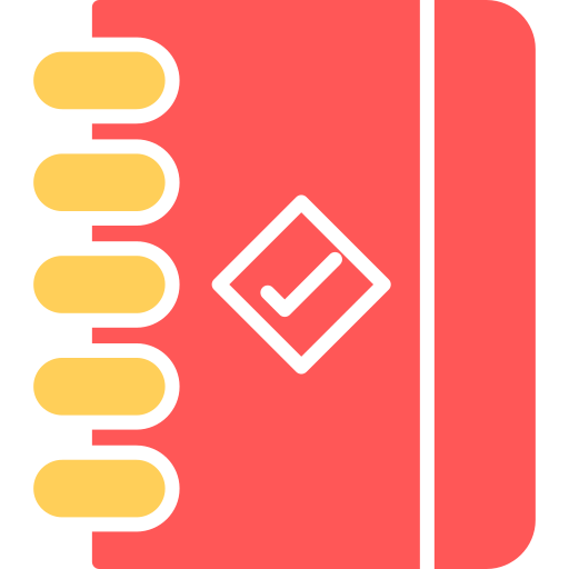 notizbuch Generic color fill icon