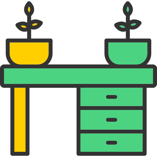 biurko Generic color lineal-color ikona
