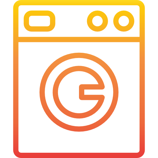 Washing machine Catkuro Gradient icon
