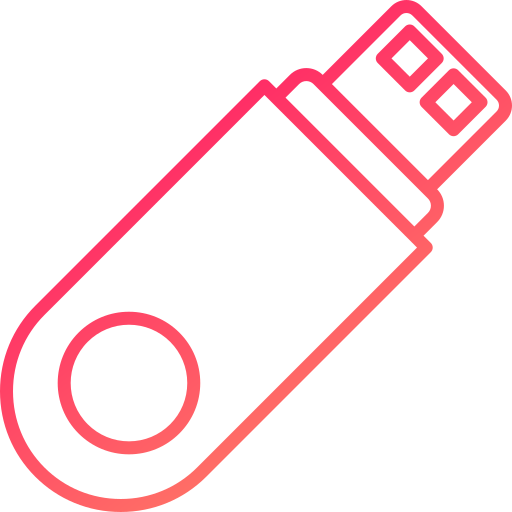 Usb flash drive Generic gradient outline icon