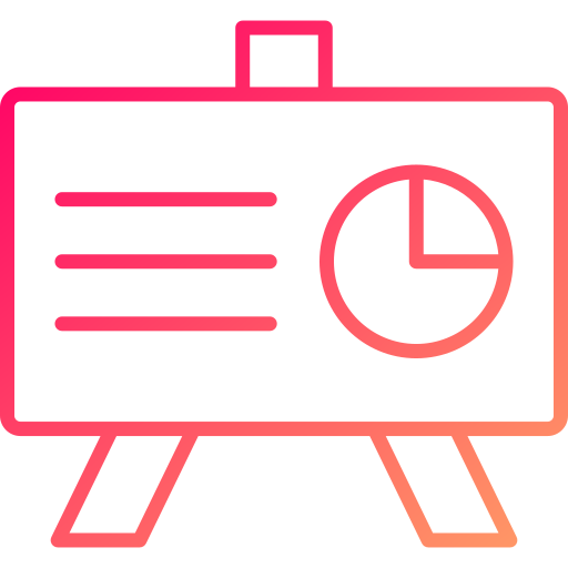 presentación Generic gradient outline icono