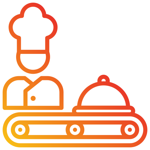 Food processing Generic gradient outline icon