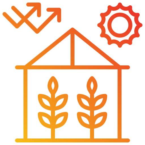 Greenhouse Generic gradient outline icon