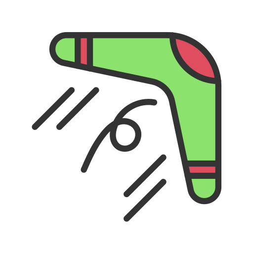 boomerang Generic color lineal-color icon