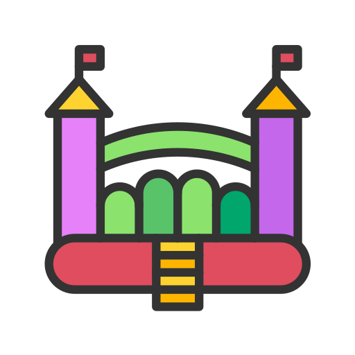 Надувной замок Generic color lineal-color иконка