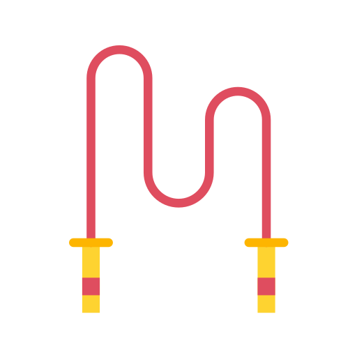 Jumping rope Generic color fill icon